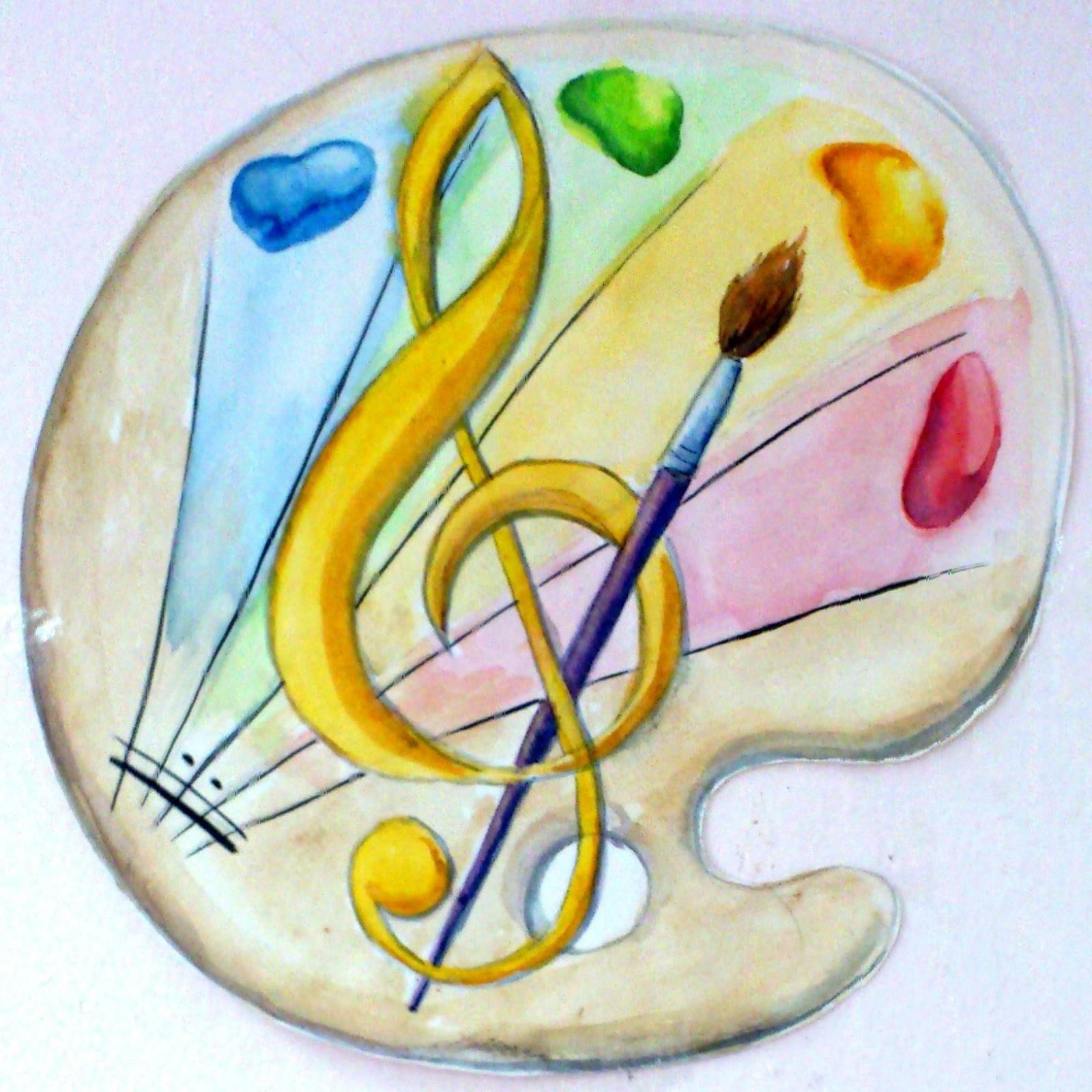 1 2 урок искусства. Логотип искусство музыка. Эмблема музыкального искусства. Творчество рисунок.